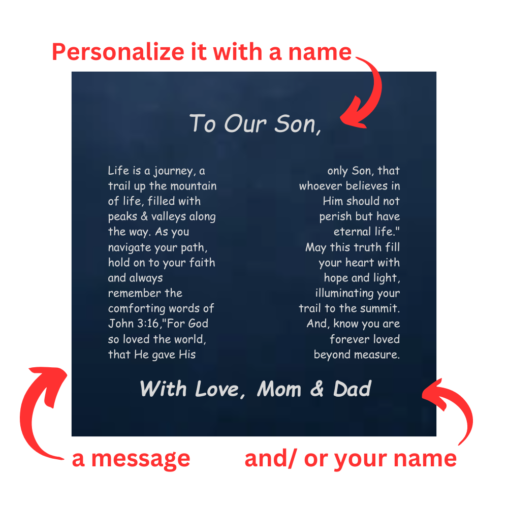 Artisan Cross Necklace with Cuban Link Chain and Personalizable Message Card